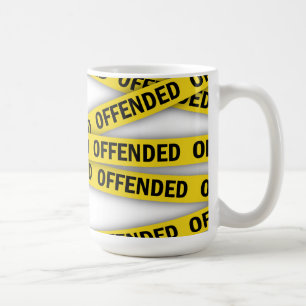 Jag är förolämpad polisband inte kor kaffemugg