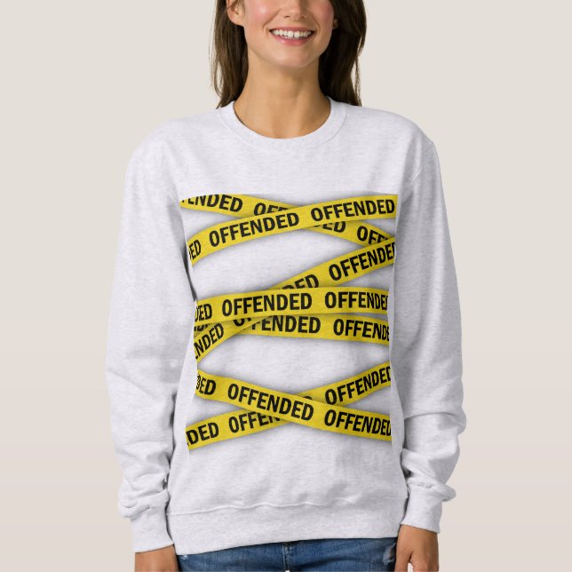 Jag är förolämpad polisband inte kor t shirt (Framsida)