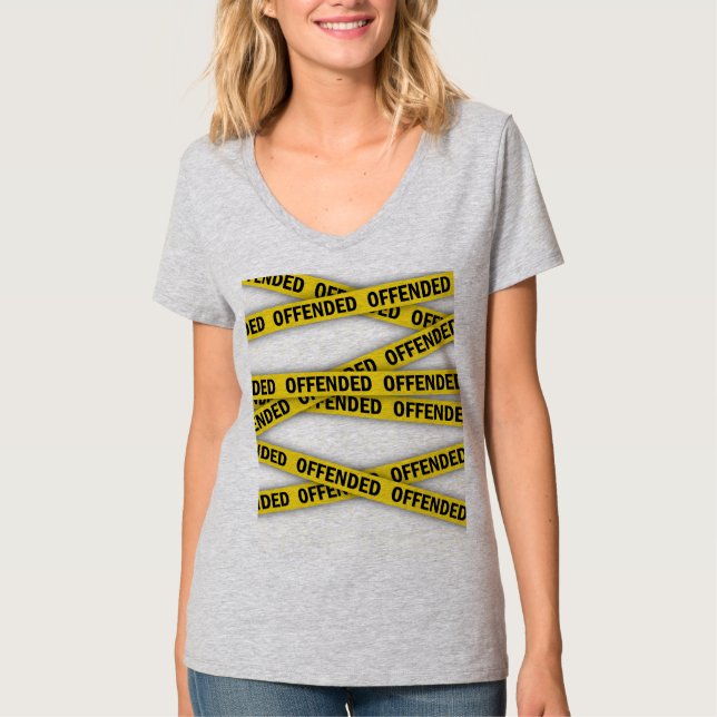 Jag är förolämpad polisband inte kor t shirt (Framsida)