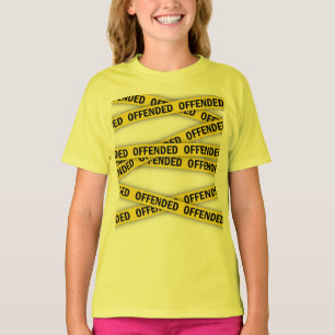 Jag är förolämpad polisband inte kor t shirt