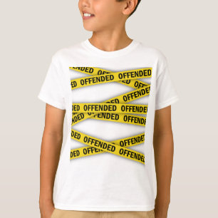 Jag är förolämpad polisband inte kor t shirt