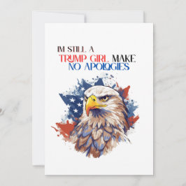 Jag är fortfarande en trumpflicka som inte gör någ inbjudningar