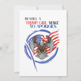 Jag är fortfarande en trumpflicka som inte gör någ inbjudningar