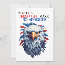 Jag är fortfarande en trumpflicka som inte gör någ inbjudningar