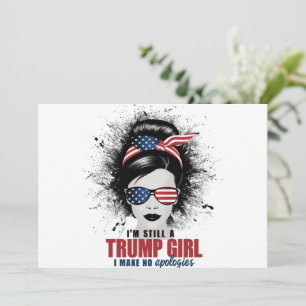 Jag är fortfarande en trumpflicka som jag inte gör inbjudningar
