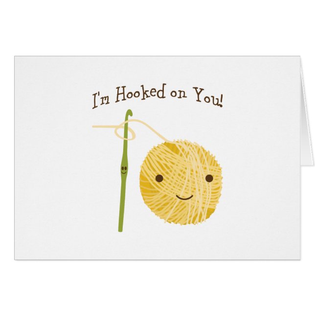 Jag är förtjust i dig! hälsningskort (Framsidan Horizontal)