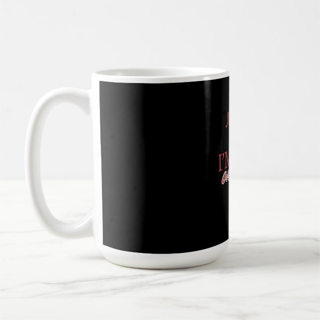 Jag är förtjust i ditt hjärta. kaffemugg (Vänster)