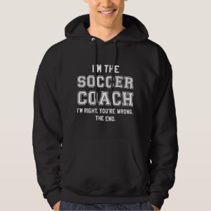 Jag är fotbollscoachen hoodie