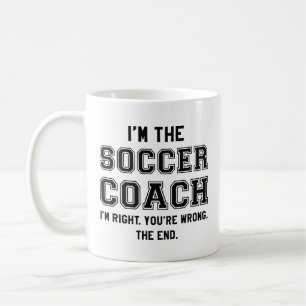 Jag är fotbollscoachen kaffemugg