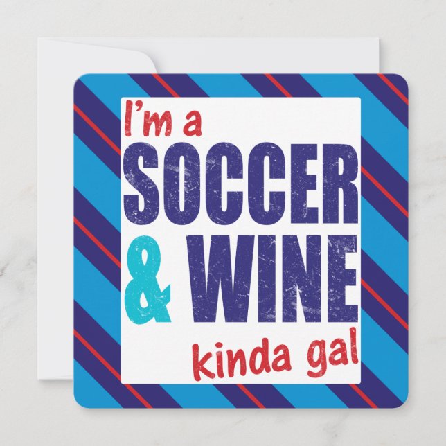 Jag är fotbollsspelare och Vin Kinda Gal (Framsida)