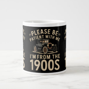 Jag är från 1900-talet. jumbo mugg