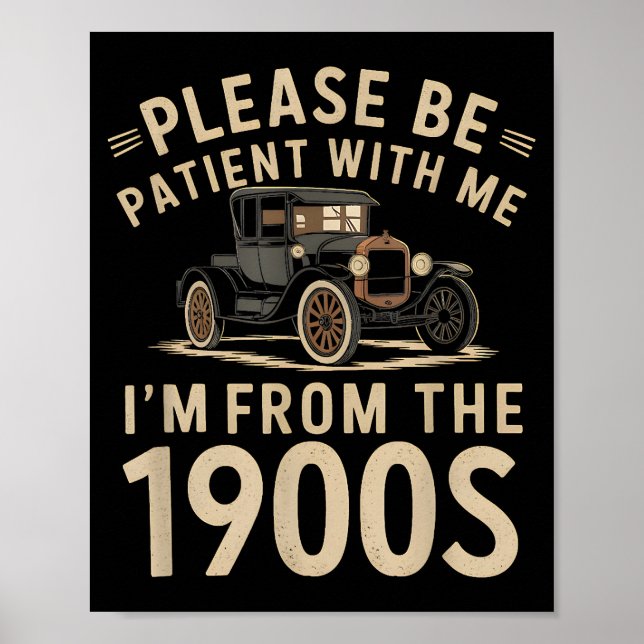Jag är från 1900-talet. poster (Framsidan)