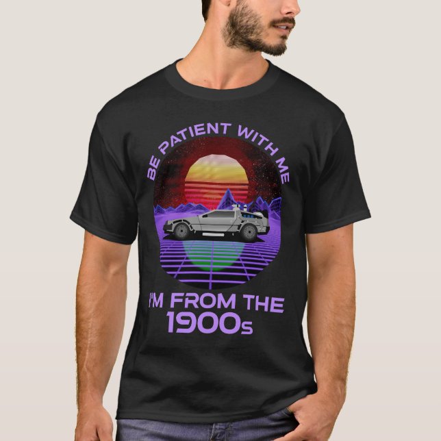 Jag är från 1900-talet. t shirt (Framsida)