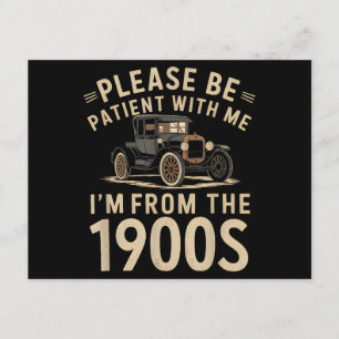 Jag är från 1900-talet. tilläggskort
