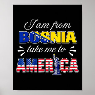 Jag är från Bosnien, ta mig till Amerika  Poster