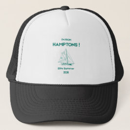 Jag är från Hamptons Elite Sommar Truckerhatt Keps