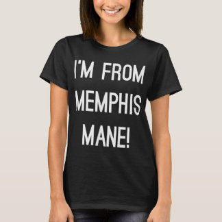 Jag är från Memphis Mane 901 Tigers Tennessee Funn T Shirt