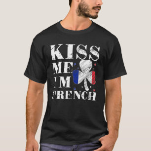 Jag är Fransk T-Shirt Saint patrick Day