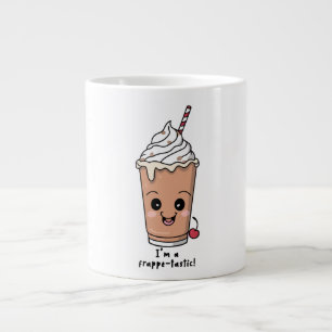 Jag är Frappetastisk Fort med vispad grädde Jumbo Mugg
