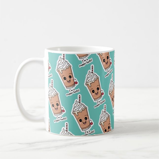 Jag är Frappetastisk | Fort med vispad grädde Kaffemugg (Vänster)