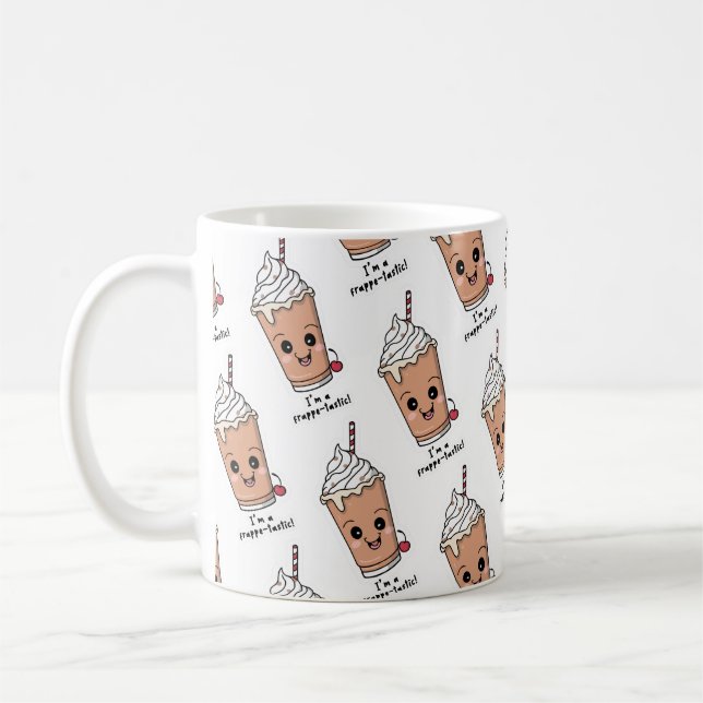 Jag är Frappetastisk | Fort med vispad grädde Kaffemugg (Vänster)