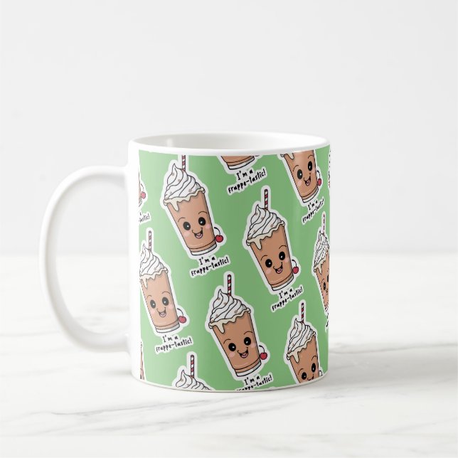 Jag är Frappetastisk | Fort med vispad grädde Kaffemugg (Vänster)