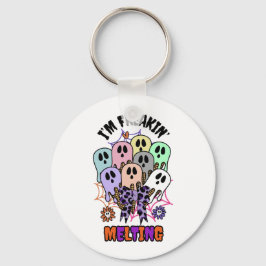 Jag är freakin, smälter Halloween Ice Spöken Nyckelring