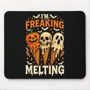 Jag är Freaking Smälter Funny Halloween Ice Cream Musmatta