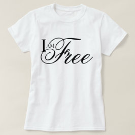 Jag är fri affirmation metta bön T-Shirt