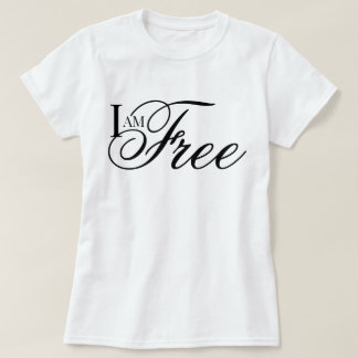 Jag är fri affirmation metta bön T-Shirt
