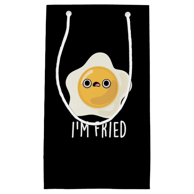 Jag är Fried Fried Fried Egg Pun Mörk BG (Framsidan)