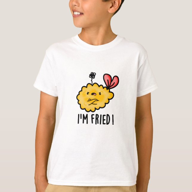 Jag är Fried Funny Tempura Sushi Pun T Shirt (Framsida)