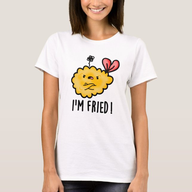 Jag är Fried Funny Tempura Sushi Pun T Shirt (Framsida)