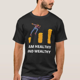 Jag är frisk och förmögen t shirt