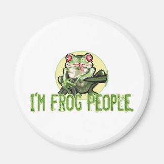 Jag är Frog People. Magnet