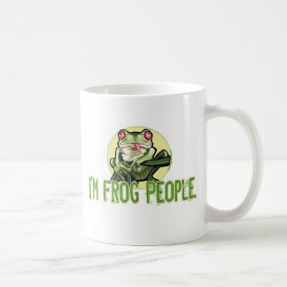 Jag är Frog People. Mugg