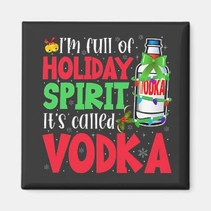 Jag är full av julstämning, det kallas Vodka Xmas Magnet