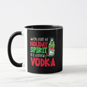 Jag är full av julstämning, det kallas Vodka Xmas Mugg