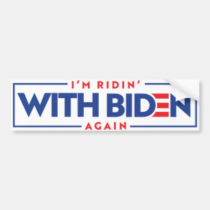 Jag är full med Biden igen Bildekal