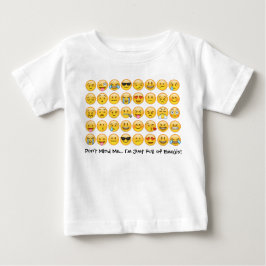 Jag är Fullt av Emojis. . . Småbarn Emoji Tee Shir