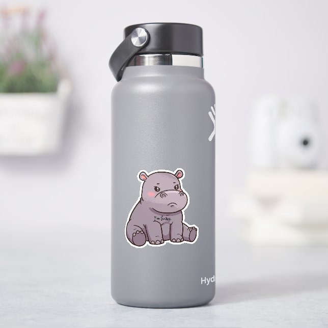 Jag är fussig klistermärken (HydroFlask)