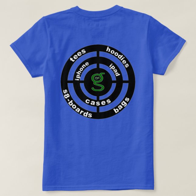 Jag är G Target Logotyp Shirt T (Design baksida)