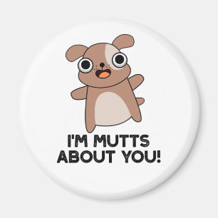 Jag är galen i dig Roligt hundvalpspunsch Magnet
