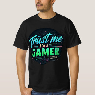 Jag är Gamer Colorful Gaming T-Shirt