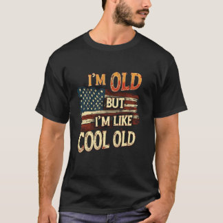 Jag är gammal men gillar coola gamla t-shirts roli