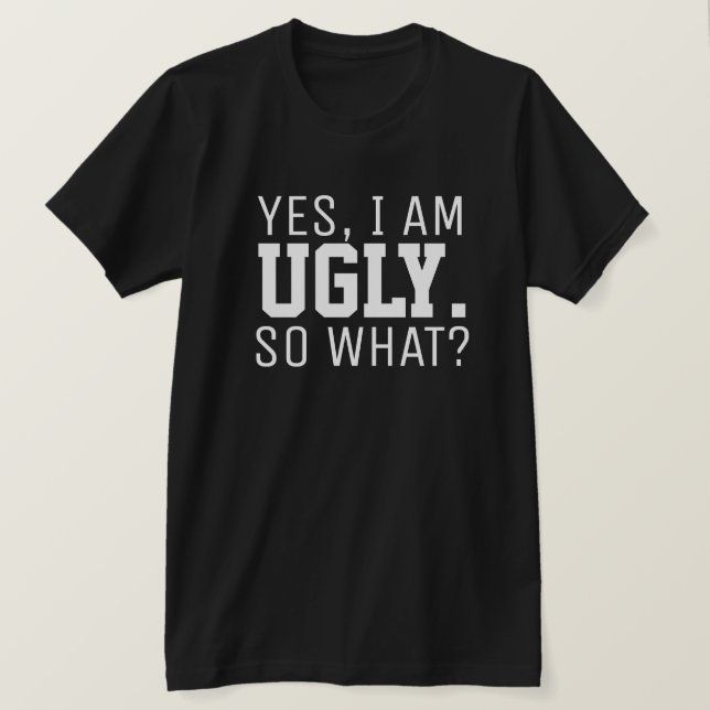 JAG ÄR GANSKA, Påstående-tröjan. T Shirt (Design framsida)