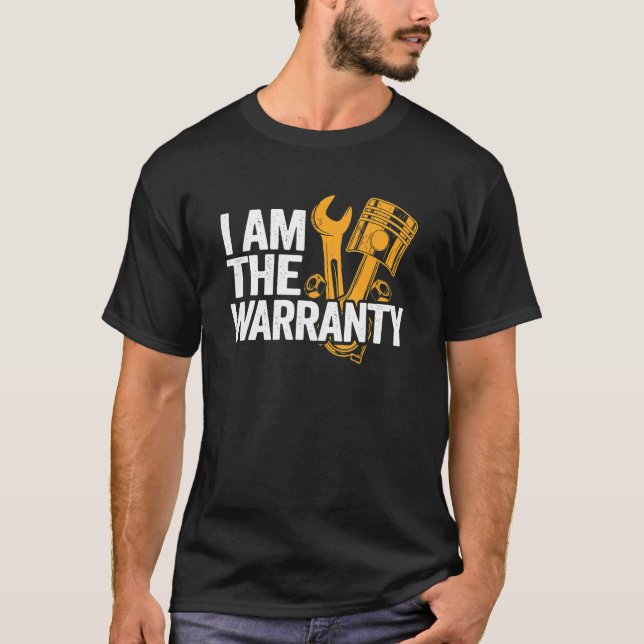 Jag är garant för Tävling-bilreservdelar Reparatio T Shirt (Framsida)
