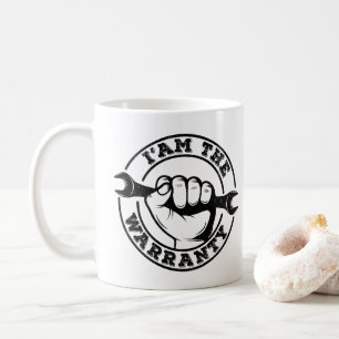 Jag är garantin Diesel mekaniker garanti humor Kaffemugg