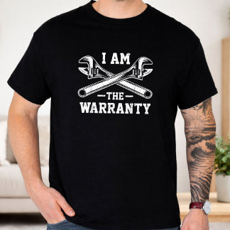 Jag Är Garantin Korsad Skiftnyckel Stolt Bilmekani T Shirt