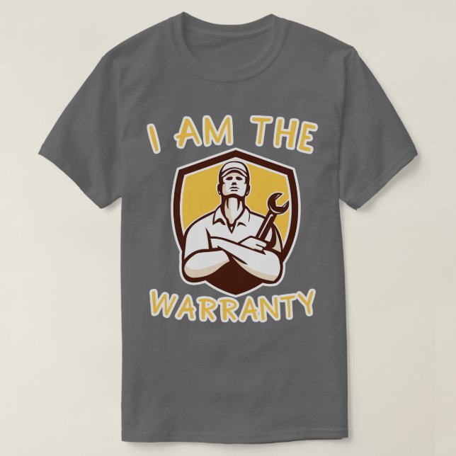 Jag är garantin t shirt (Design framsida)